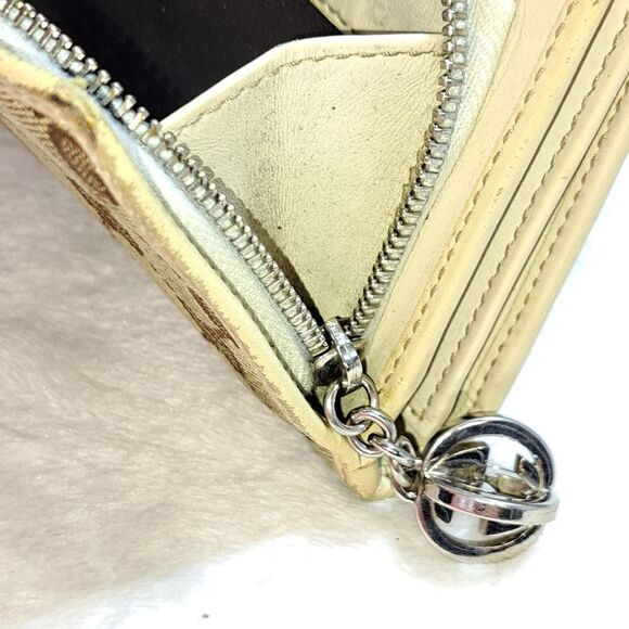 Authentic Gucci GG Canvas and Leather Wallet - Picture 9 of 16